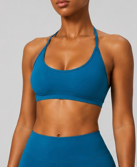 Halter top sports bra